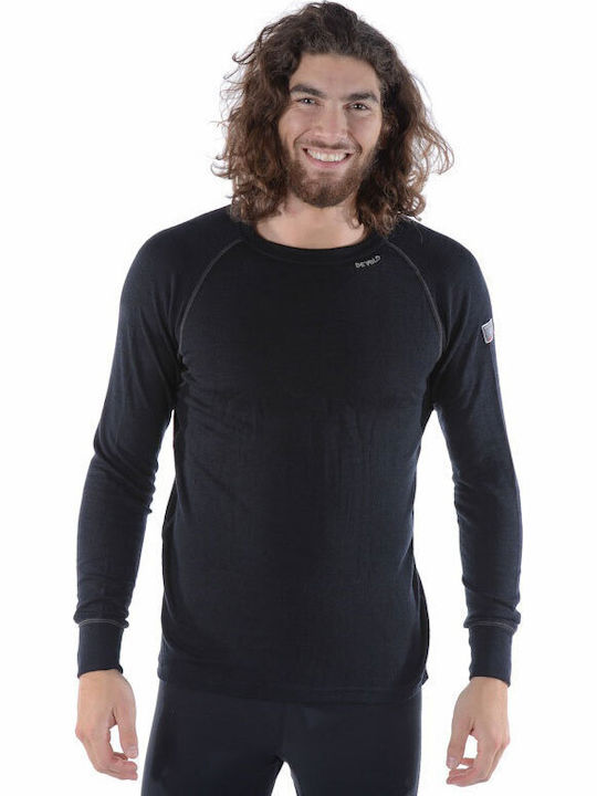 Devold Herren Thermo Langarmshirt Schwarz