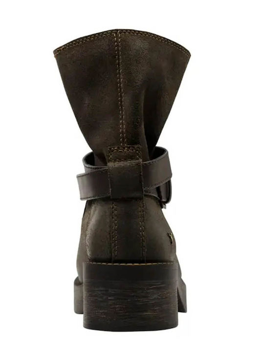 Goodluck Women's Ankle Boots Brown