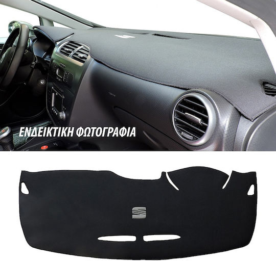 Car Dashboard Cover Fabric without Emblem for Fiat Grande Punto Black Colour