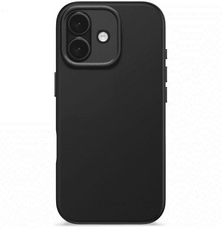 Decoded Antimicrobial Back Cover Silicone 1.2mm Black (iPhone 17)