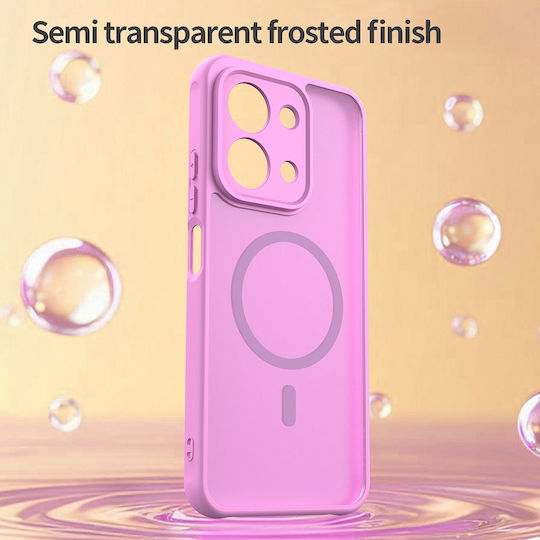 Techsuit Halofrost Ii Umschlag Rückseite Kunststoff Rosa (Redmi 15C 4G)