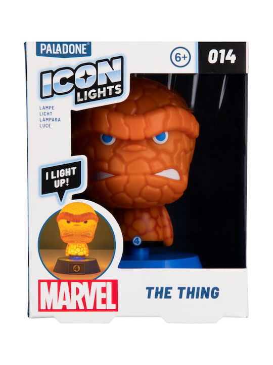 Paladone Icons Marvel Fantastic 4 Thing Настолна Лампа Pp14791mu