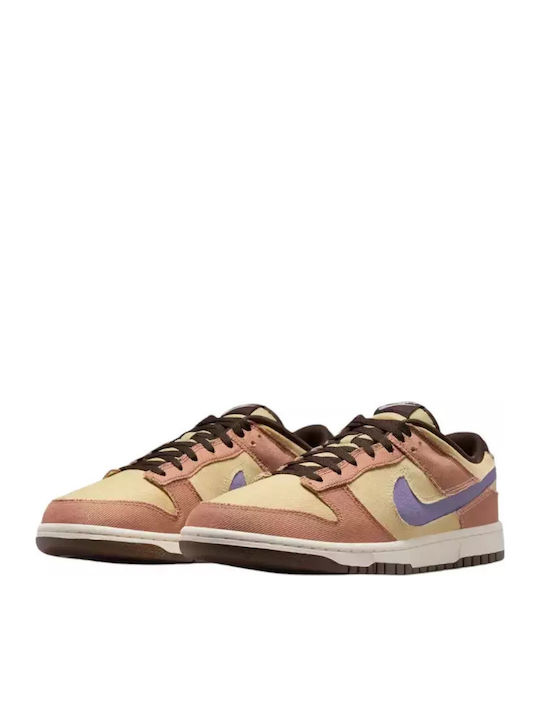 Nike Dunk Low Retro Маратонки Dusted Clay / Dusty Amethyst-team Gold
