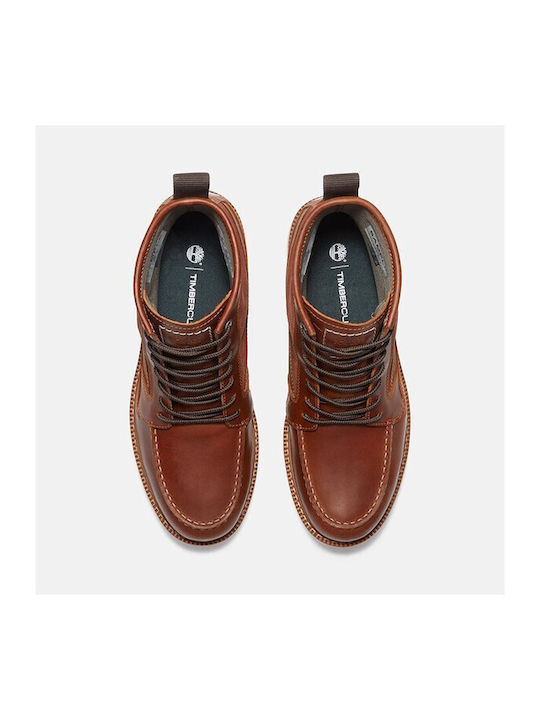 Britton Mills Mid Lace Up Tabac Brown Men's Boots Waterproof