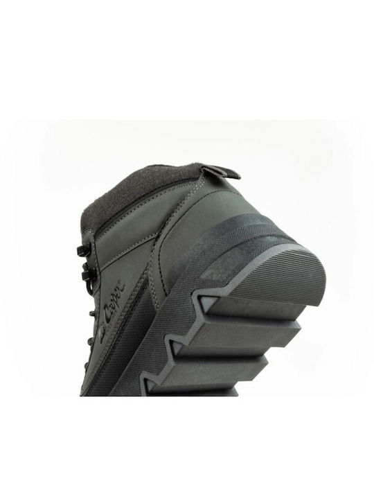 Leder Gray Chelsea Stiefeletten