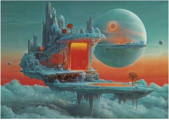 Planet Of Fire And Ice Puzzle 2D 1000 Pieces