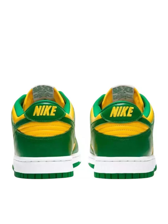 Dunk Low SP Herren Sneakers Varsity Maize / Pine Green / White