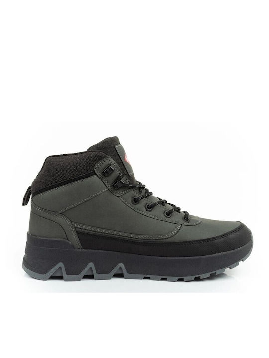 Leder Gray Chelsea Stiefeletten