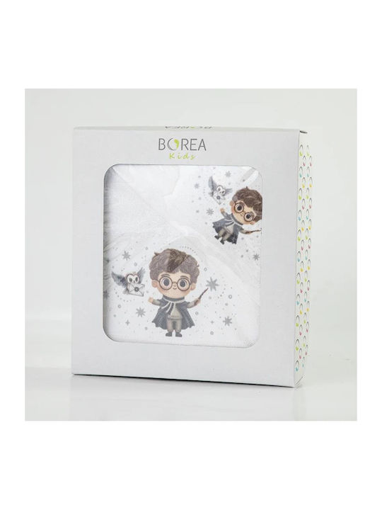 Borea Set of baby towels 2pcs White 30 cmx50cm