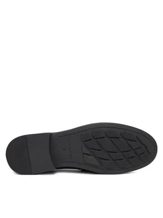 Men's Leather Loafers Black