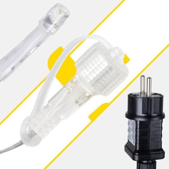 100 LED-Lichter 4 m Warmweiß als Lichterkette