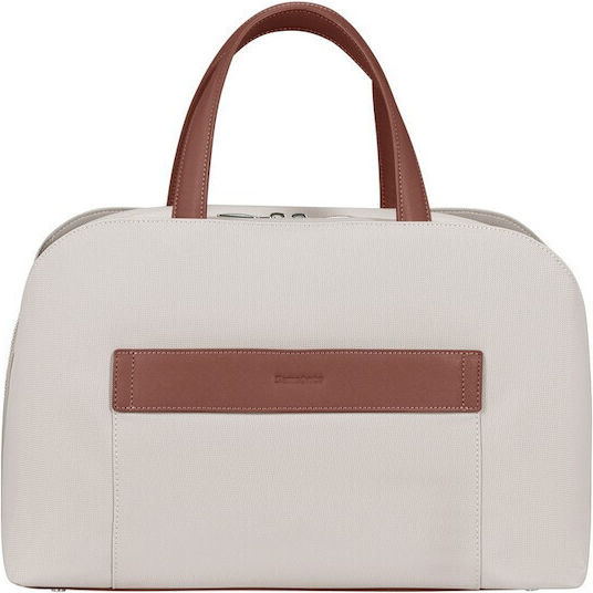 Samsonite Image Biz Σακ Βουαγιάζ Λευκό Υφασμάτινο
