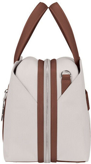 Samsonite Image Biz Σακ Βουαγιάζ Λευκό Υφασμάτινο