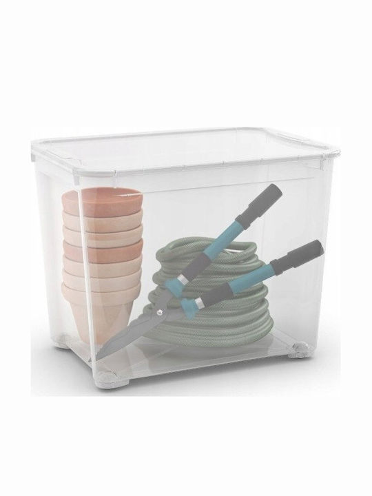 Transparent T Box Xl 70l 39x55.5x42.5cm Lid