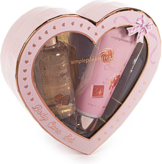 Tri-Coastal Design Pink Bow Skin Care Set for Moisturizing & Body Cleaning 2pcs
