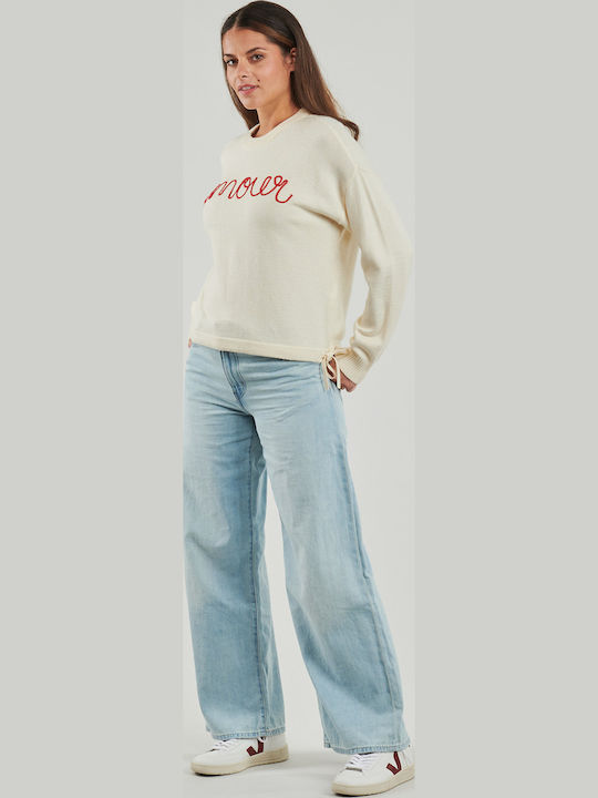 Damen Sweatshirt Weiß