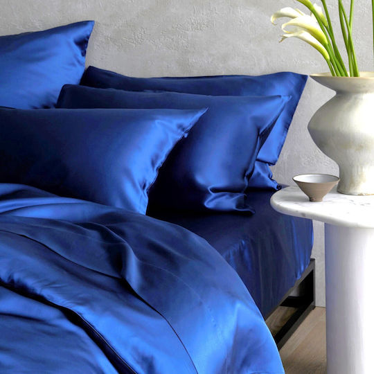 Kotonia Home Set Față de Pernă cu plic de acoperire Royal Blue 70x70cm.