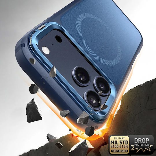 I-blason Vollständige Hülle Iphone 17 Pro Max Magsafe Stoßfest 6m Stand Blau