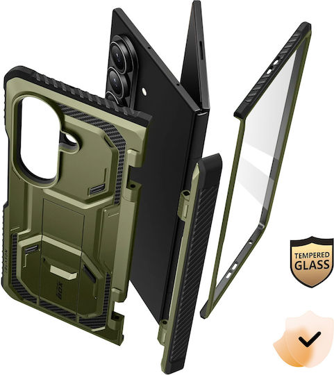 I-blason Калъф Galaxy Z Fold 7 Armorbox Collection Закалено Стъкло Поставка Тъмнозелен
