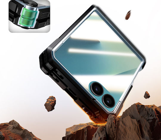 Supcase Усилен Калъф Galaxy Z Flip 7 Unicorn Beetle Grip Series със Стойка Син