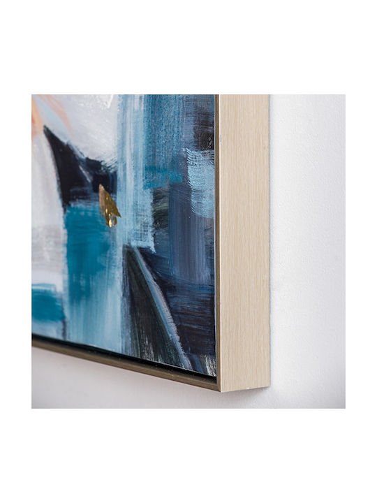 Artekko Glitter Multicolored Mdf Canvas Painting Frame 82x5.2x102 Cm 82cm X 5.2cm X 102cm