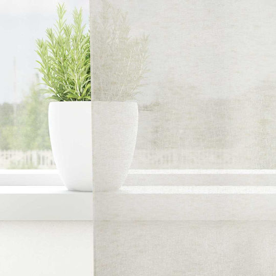 vidaXL Set Vorhänge mit Bleistiftfalten Beige 140x245cm