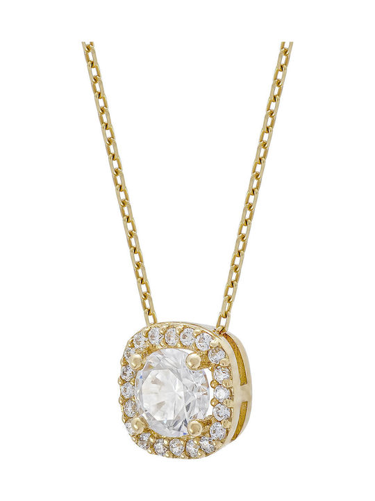 Kiriakos Gofas Charm Solitärring aus Gold 14K