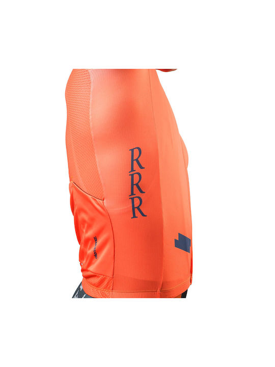 Demaraz Short Sleeves Cycling Jersey Orange
