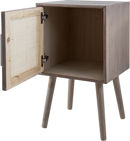 Комод Дървен Бежов 40x38x72см