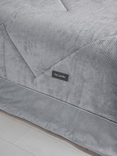Guy Laroche Κουβερτοπάπλωμα Ημίδιπλο 180x240εκ. Moore Silver 780 GSM