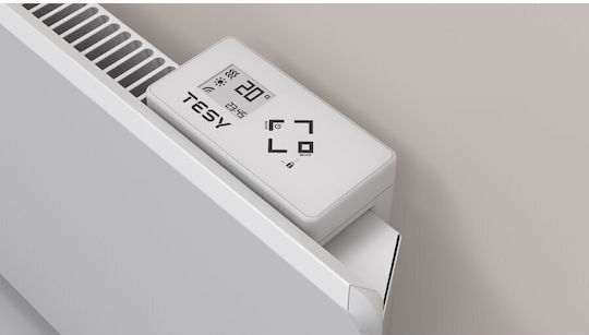 Tesy CN 06 140 EA CLOUD AS W GL Конвектор Подов 1400W с Електронен Термостат и WiFi 107x34.2см Бял