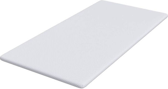 vidaXL Protecție pentru Saltea Semi-dublu Alb 120x200cm