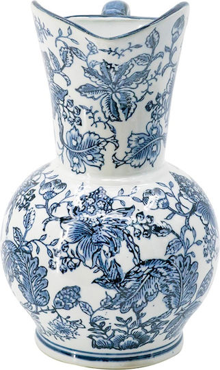 Artekko Decorative Vase Melania Blue 24x16.5x31cm