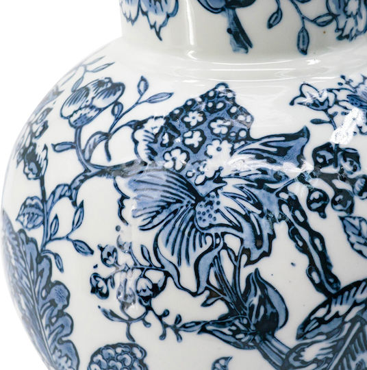 Artekko Decorative Vase Melania Blue 24x16.5x31cm