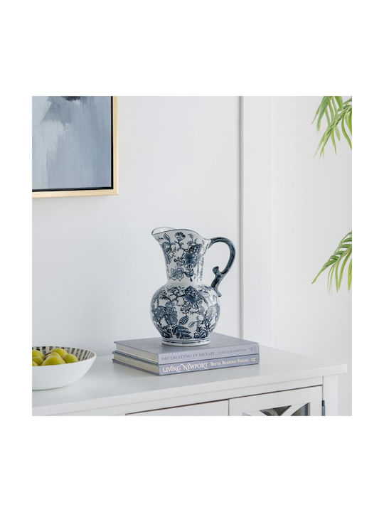 Artekko Decorative Vase Melania Blue 24x16.5x31cm
