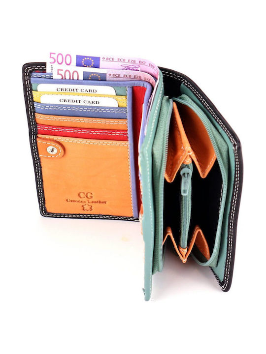 Small Leather Women's Wallet Classic Black