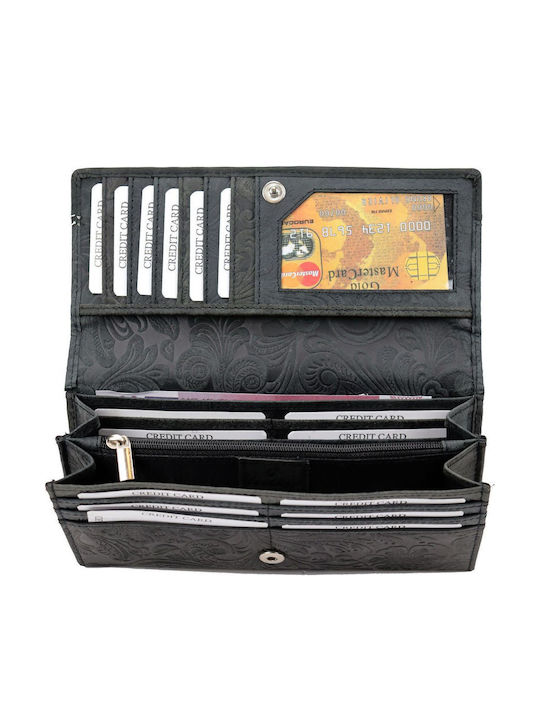 Small Leather Women's Wallet Classic Black