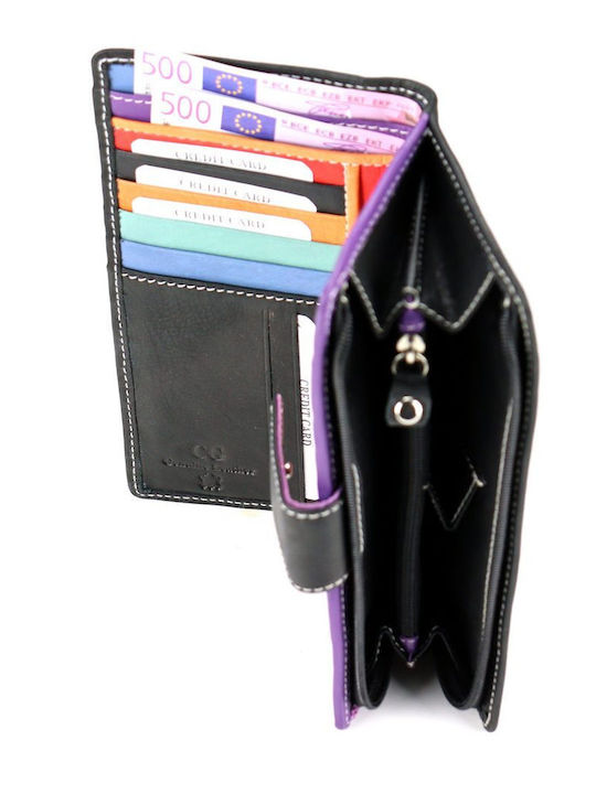 Small Leather Women's Wallet Classic Black