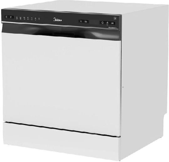 Midea с Wi-Fi за 8 комплекта Ш55xВ59см. Бял