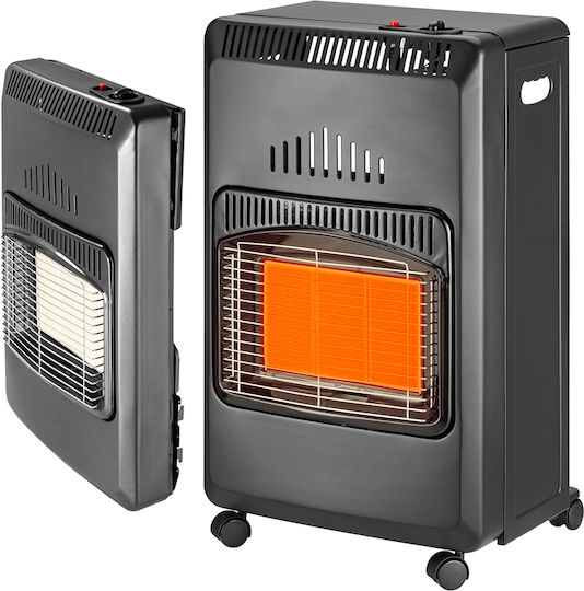 Bakaji Σόμπα Υγραερίου 4200W Μαύρη 42x37x74.5cm
