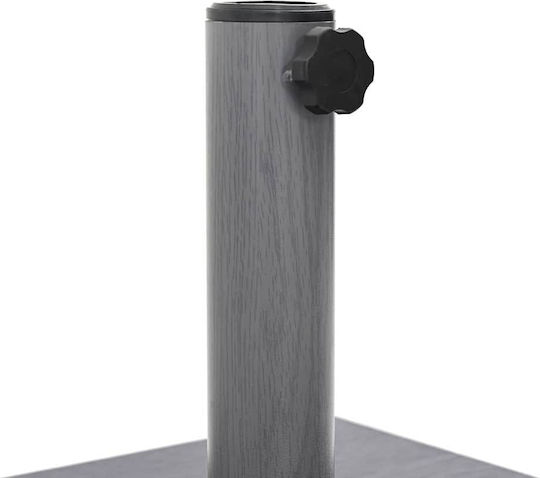 vidaXL Βάση Ομπρέλας Μεταλλική Καφέ 45x45x31.5cm