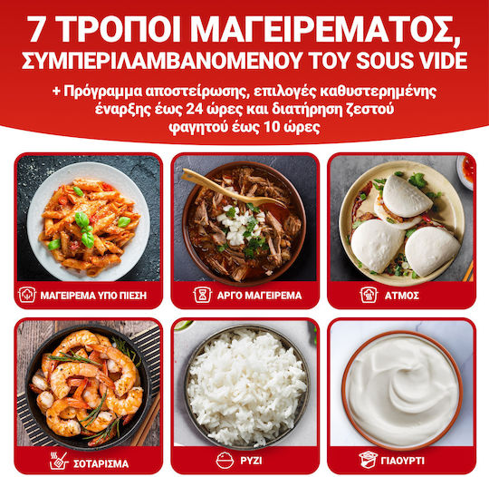 Instant Pot Multi-Function Cooker 5.7lt 1000W Gray