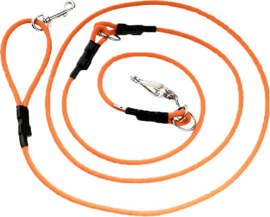 4wild.eu Hundeleine/Führleine Riemen in Orange Farbe 3m