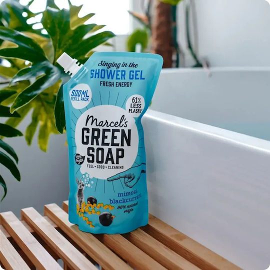 Marcel's Green Soap Gel De Duș Mimoză & Stafide Negre Refill 500 Ml