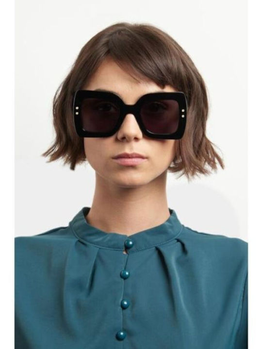 Carolina Herrera Sunglasses Μαύρα with Acetate Frame & Gray Lens Carolina Herrera Sunglasses Μαύρα with Acetate Frame & Gray Lens