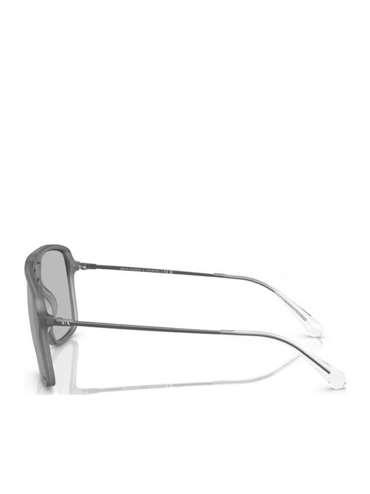 Armani Exchange Men's Sunglasses with Gray Frame and Gray Lens AX4150SU 836387