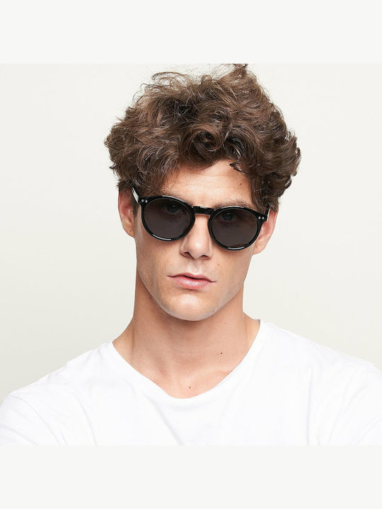 Meller Kubu Unisex Sunglasses with Plastic Frame All Black K-TUTCAR