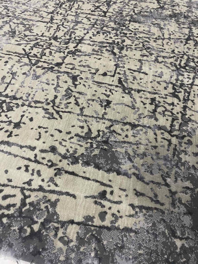 Rug Rectangular Grey