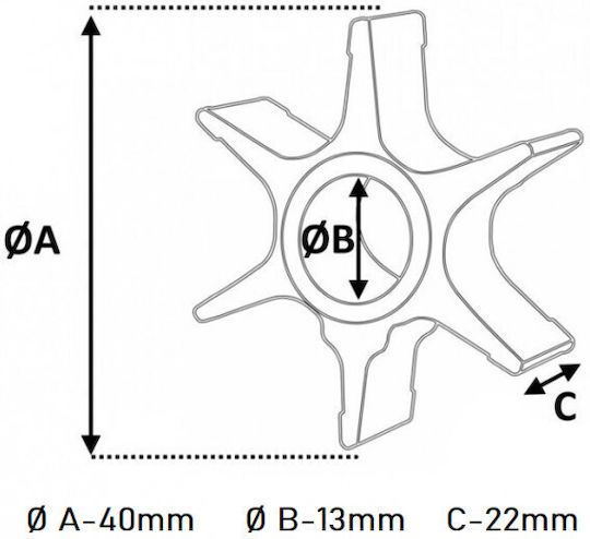 Pompa De Apă Turbină Motor Barcă Yamaha 682-44352-00-00 682-44352-03-00
