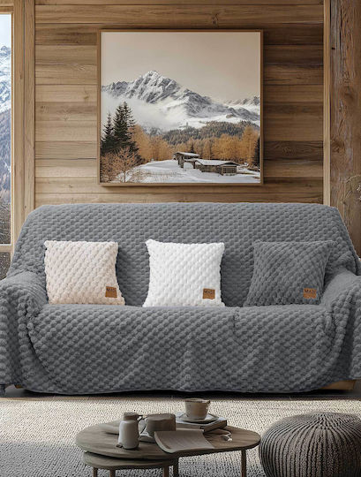 Madi Μαξιλάρι Maisony Grey 45x45εκ. Madi Μαξιλάρι Maisony Grey 45x45εκ.